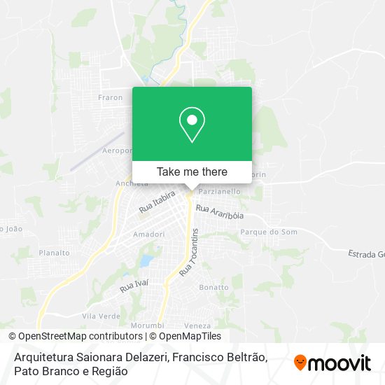 Arquitetura Saionara Delazeri map
