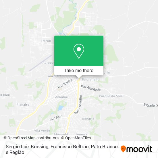 Sergio Luiz Boesing map