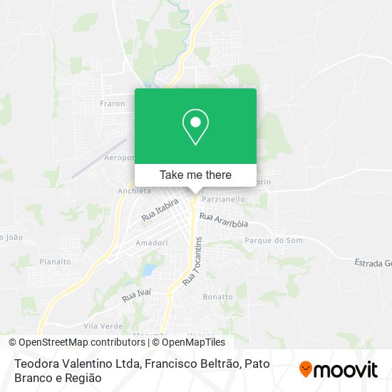 Teodora Valentino Ltda map