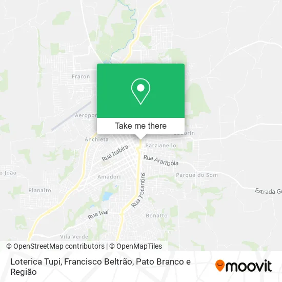 Loterica Tupi map