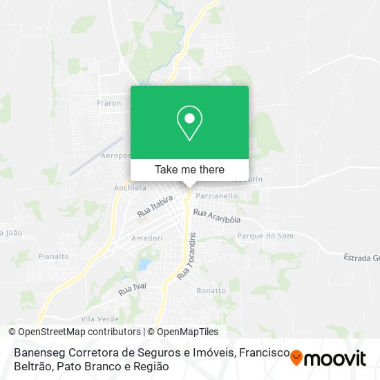 Banenseg Corretora de Seguros e Imóveis map