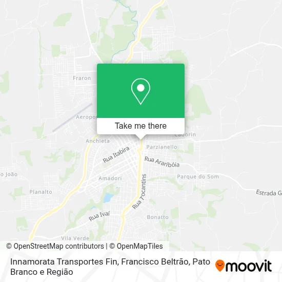 Innamorata Transportes Fin map