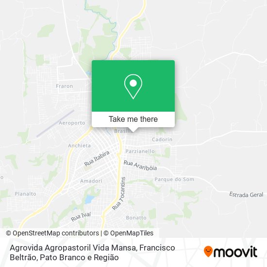 Agrovida Agropastoril Vida Mansa map