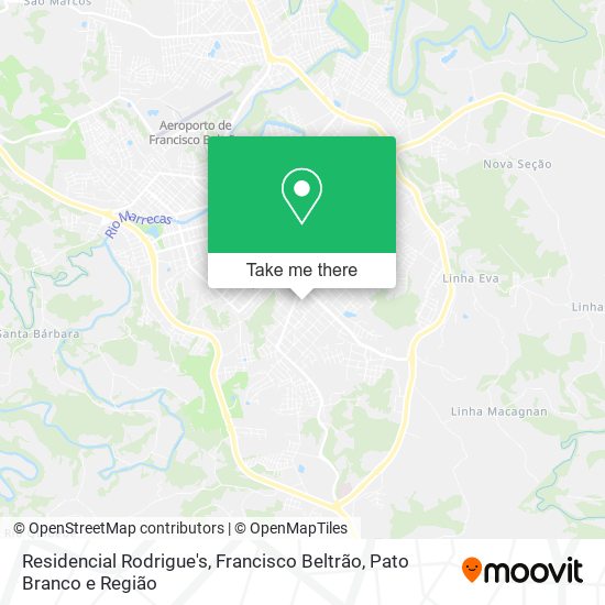 Residencial Rodrigue's map