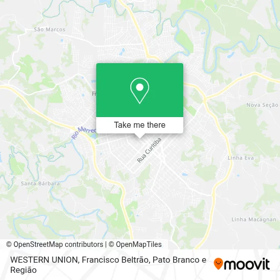 WESTERN UNION map