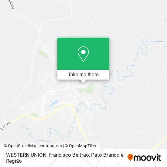 WESTERN UNION map