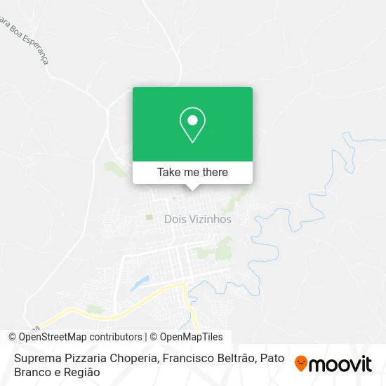 Suprema Pizzaria Choperia map
