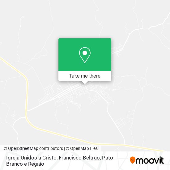 Mapa Igreja Unidos a Cristo