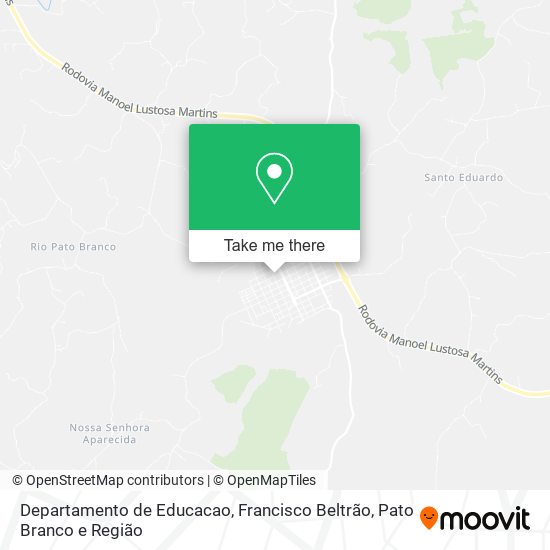 Departamento de Educacao map