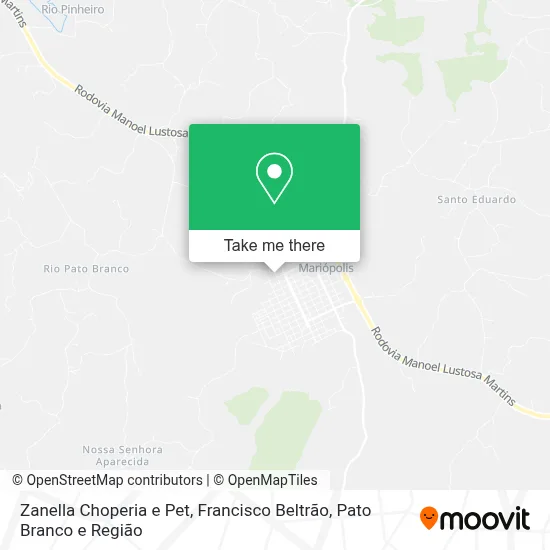 Zanella Choperia e Pet map