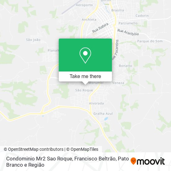 Condominio Mr2 Sao Roque map