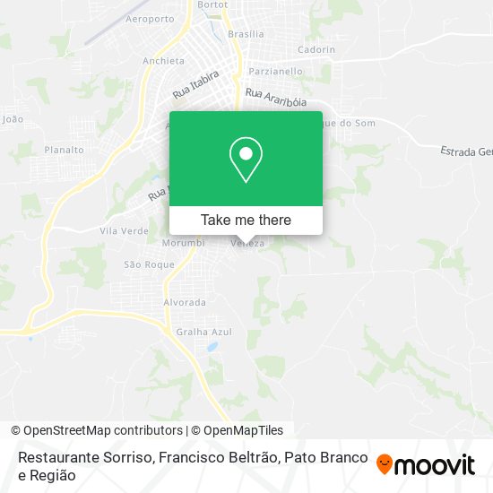 Restaurante Sorriso map