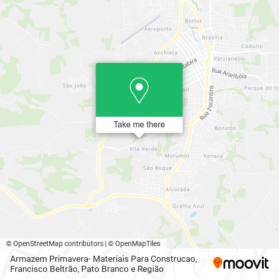 Armazem Primavera- Materiais Para Construcao map