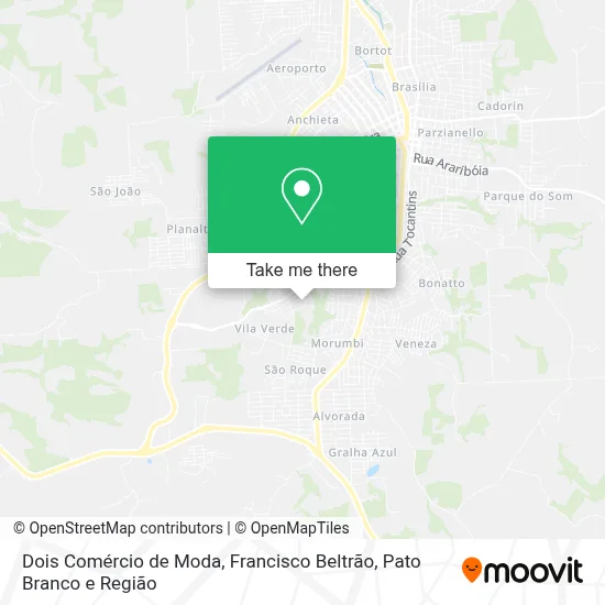 Dois Comércio de Moda map