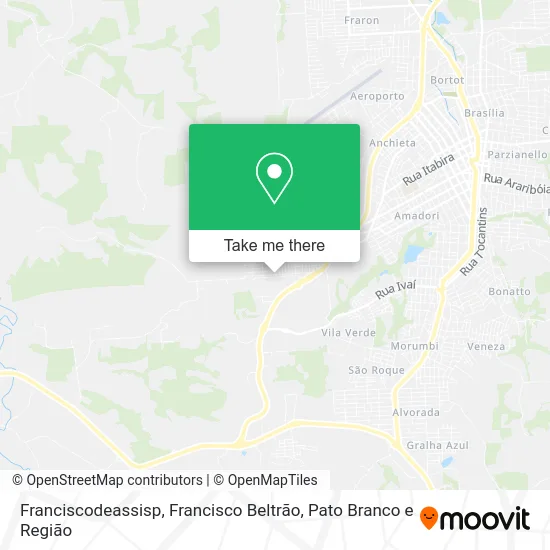 Franciscodeassisp map