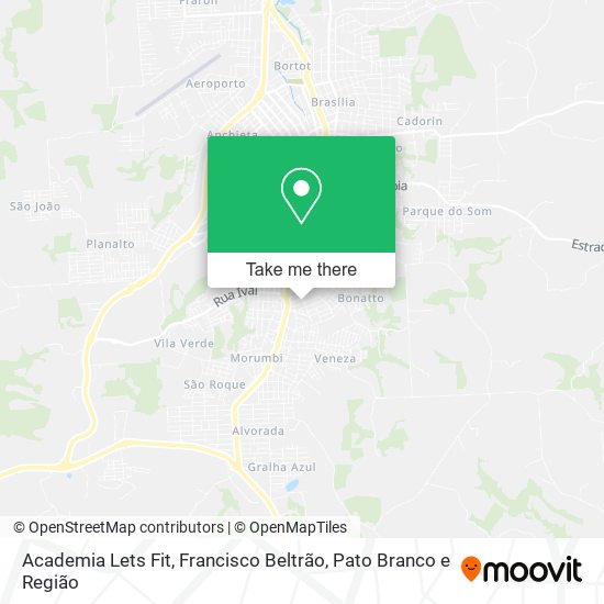 Academia Lets Fit map
