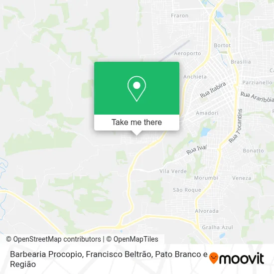 Barbearia Procopio map