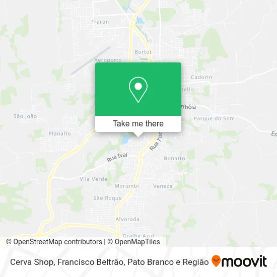 Cerva Shop map