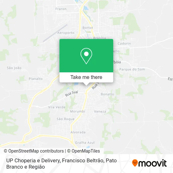 UP Choperia e Delivery map
