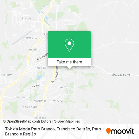 Tok da Moda Pato Branco map