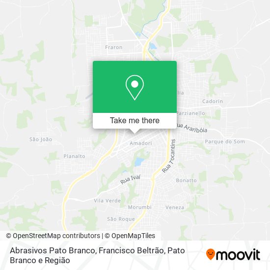 Abrasivos Pato Branco map