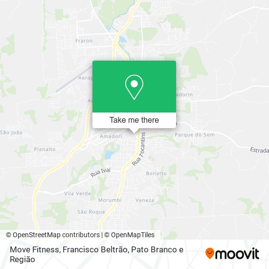 Mapa Move Fitness