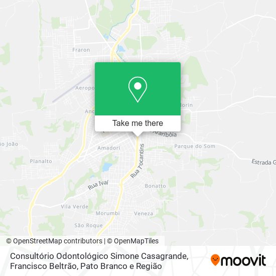 Consultório Odontológico Simone Casagrande map