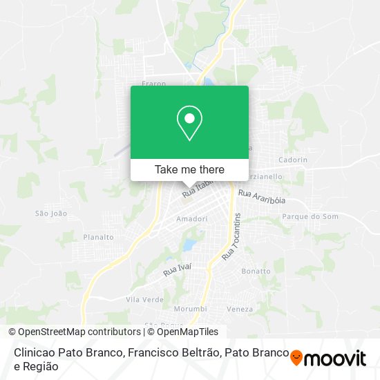 Clinicao Pato Branco map