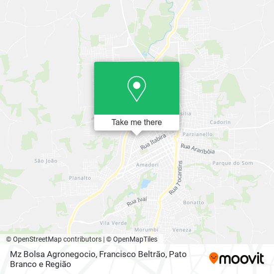 Mz Bolsa Agronegocio map