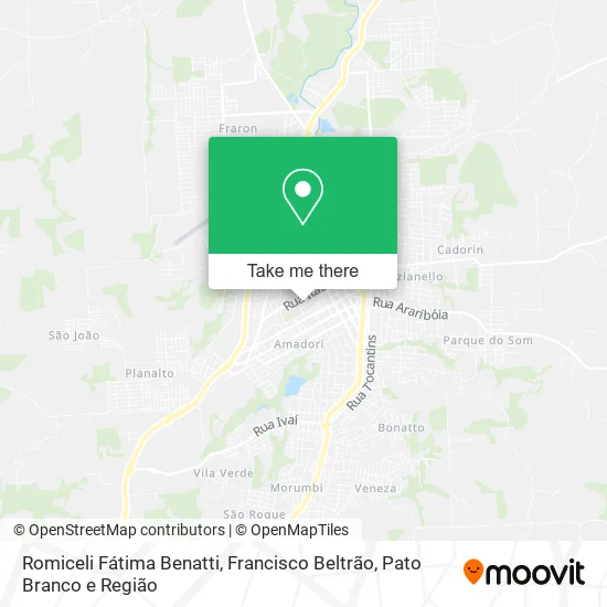 Romiceli Fátima Benatti map
