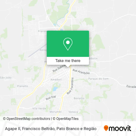 Agape II map