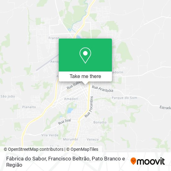 Fábrica do Sabor map