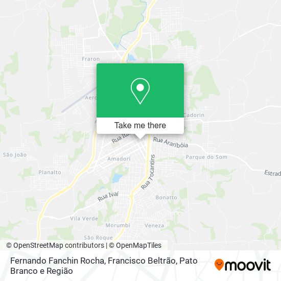 Fernando Fanchin Rocha map