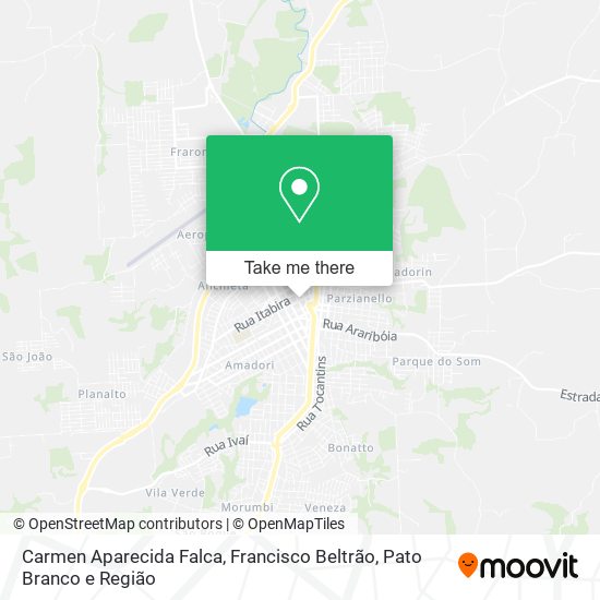 Carmen Aparecida Falca map