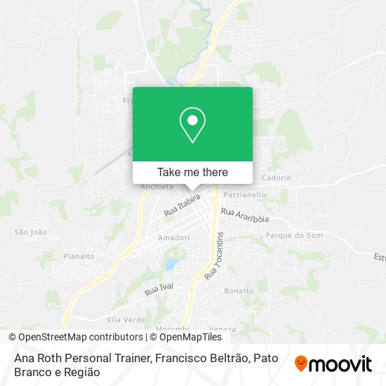 Ana Roth Personal Trainer map