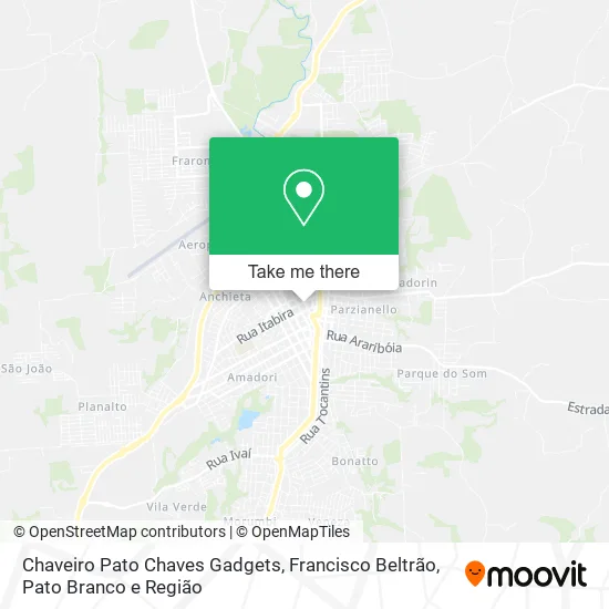 Chaveiro Pato Chaves Gadgets map