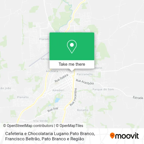 Cafeteria e Chocolataria Lugano Pato Branco map