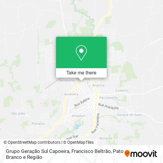 Grupo Geração Sul Capoeira map