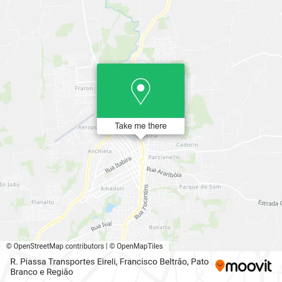 R. Piassa Transportes Eireli map