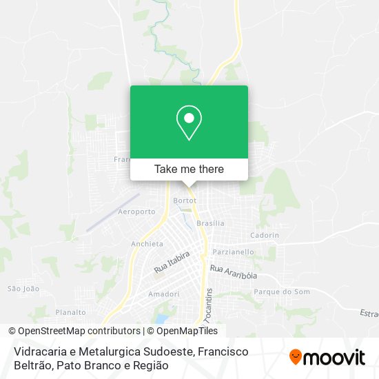 Vidracaria e Metalurgica Sudoeste map