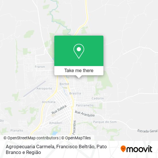 Agropecuaria Carmela map