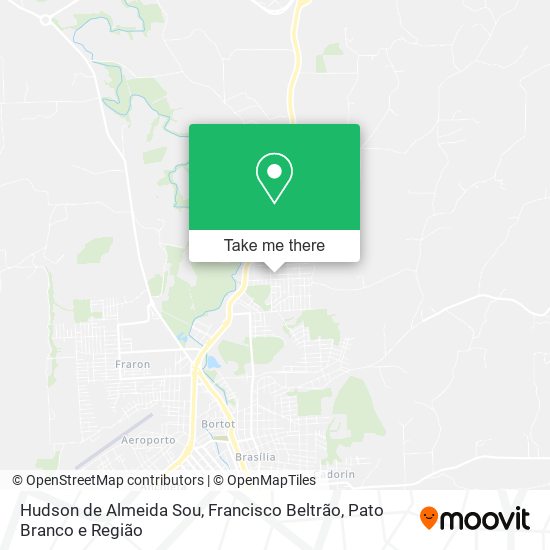 Hudson de Almeida Sou map