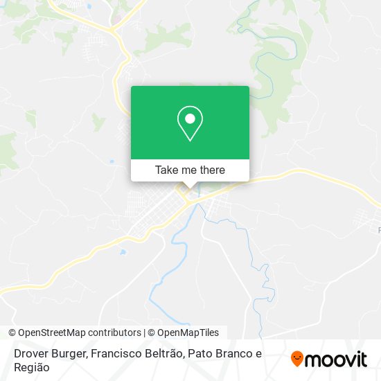 Drover Burger map