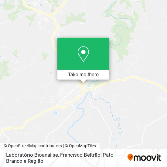 Laboratório Bioanalise map