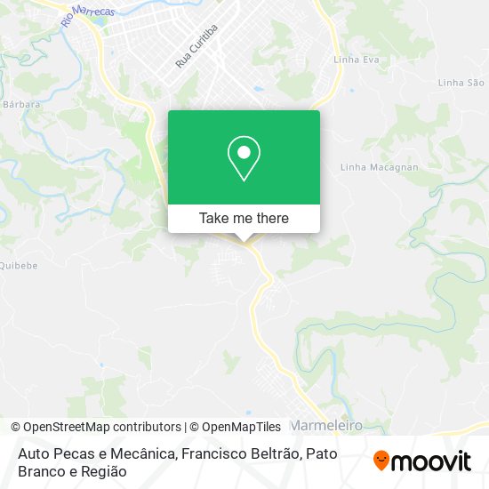 Auto Pecas e Mecânica map