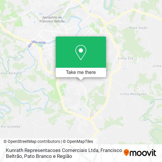 Kunrath Representacoes Comerciais Ltda map