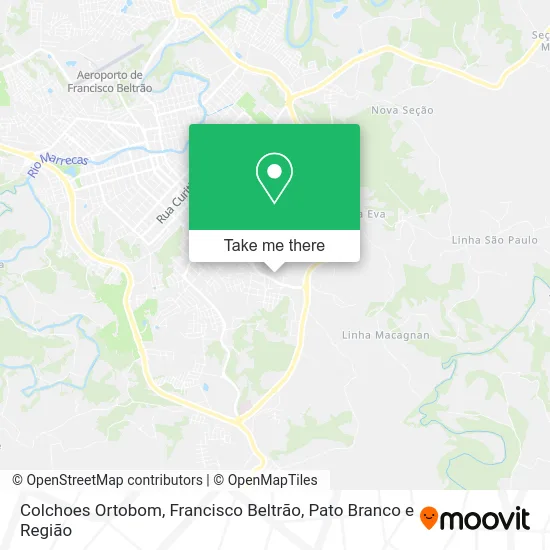 Colchoes Ortobom map