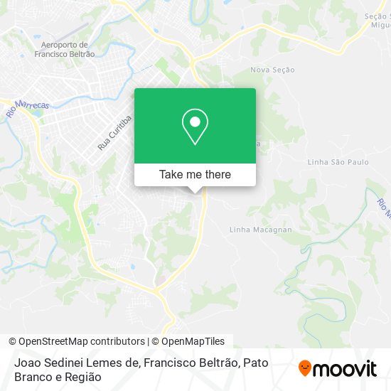 Joao Sedinei Lemes de map