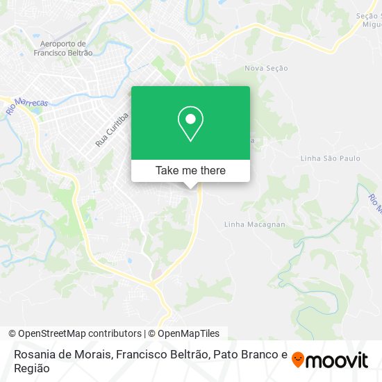 Rosania de Morais map