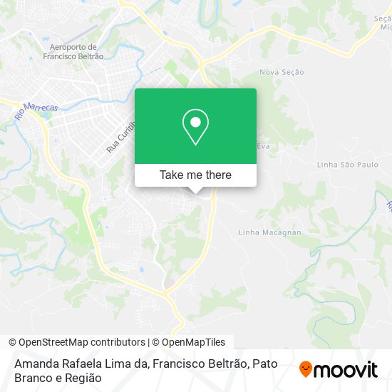Amanda Rafaela Lima da map